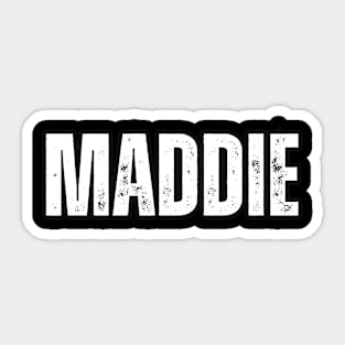 Maddie Name Gift Birthday Holiday Anniversary Sticker